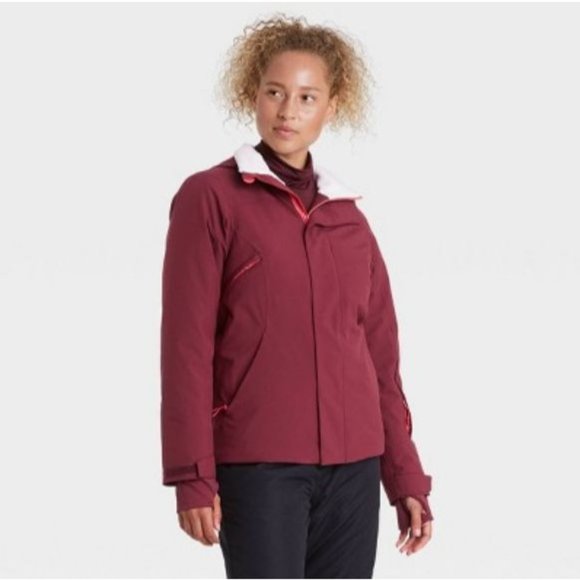 Women's Snowsport Anorak Jacket - All in Motion™ Maroon S Small - Picture 1 of 4